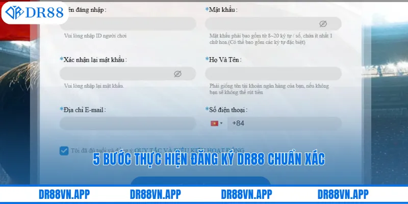 5 bước thực hiện đăng ký DR88 chuẩn xác