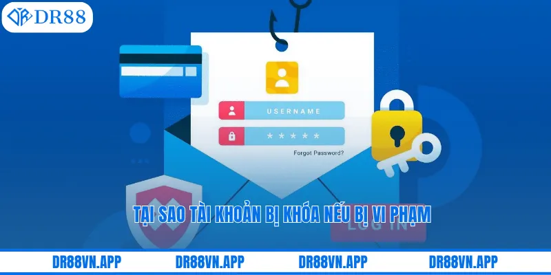 Tại sao tài khoản bị khóa nếu bị vi phạm